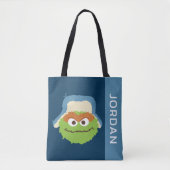 Oscar de Grouch Woodland Face | Jouw namen toevoeg Tote Bag (Voorkant)