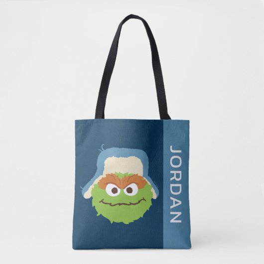 Oscar de Grouch Woodland Face | Jouw namen toevoeg Tote Bag (Voorkant)
