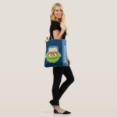 Oscar de Grouch Woodland Face | Jouw namen toevoeg Tote Bag (Op model)