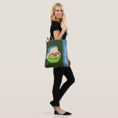 Oscar de Grouch Woodland Face | Jouw namen toevoeg Tote Bag (Op model)