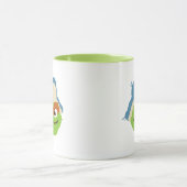 Oscar de Grouch Woodland Face Mok (Midden)