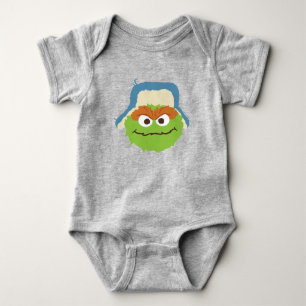 Oscar de Grouch Woodland Face Romper