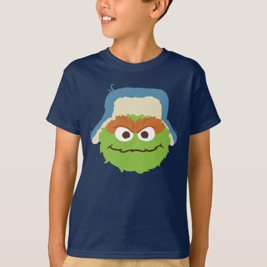 Oscar de Grouch Woodland Face T-shirt (Voorkant)