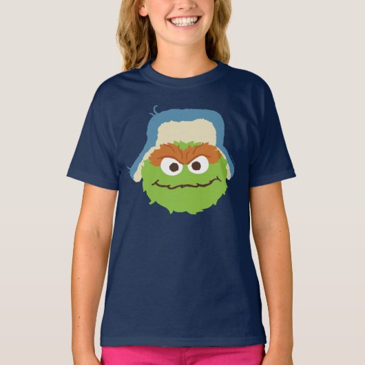 Oscar de Grouch Woodland Face T-shirt (Voorkant)