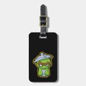 Oscar de Grouch Zombie Bagagelabel (Voorkant verticaal)