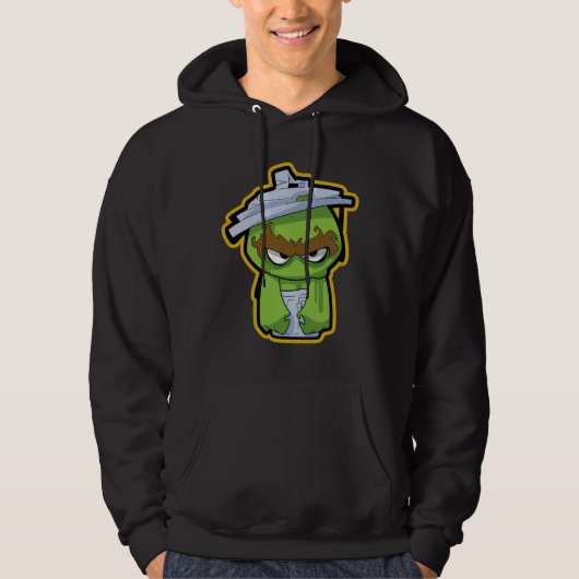 Oscar de Grouch Zombie Hoodie (Voorkant)