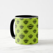 Oscar de Gruizel Groene Patroon Mok (Voorkant links)