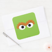 Oscar de Gruzel groot gezicht Vierkante Sticker (Envelop)