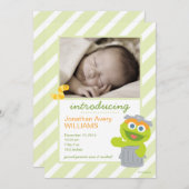 Oscar de Vuilnisman Geboorteaankondiging Aankondiging (Voorkant / Achterkant)