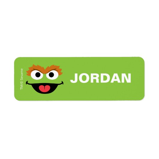 Oscar de Vuilnisman - Schoolbenodigdheden Stickers (Voorkant)