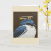 Oscar en Sparky-kaart Kaart (Gele Bloem)