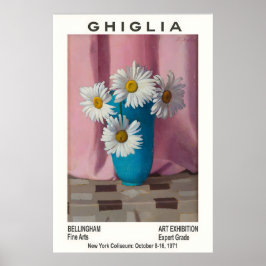 Oscar Ghiglia Floral Art Exhibition Poster