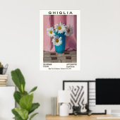 Oscar Ghiglia Floral Art Exhibition Poster (Thuiskantoor)