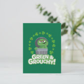 Oscar | Groen & Grouchy! Briefkaart (Staand voorkant)