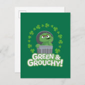 Oscar | Groen & Grouchy! Briefkaart (Voorkant / Achterkant)