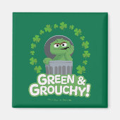 Oscar | Groen & Grouchy! Magneet (Voorkant)