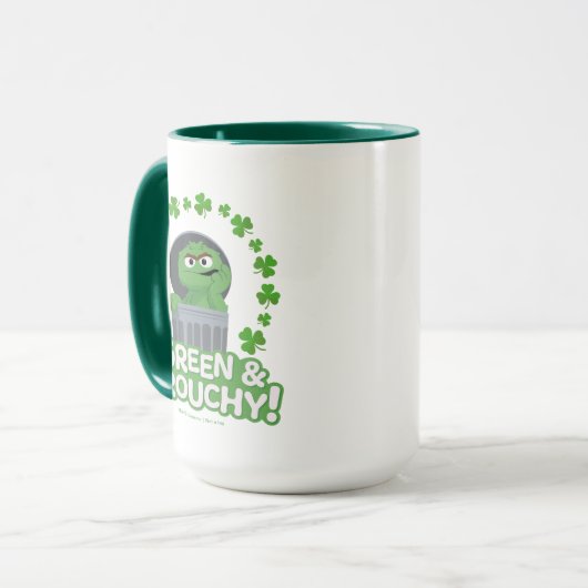 Oscar | Groen & Grouchy! Mok (Voorkant links)