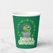 Oscar | Groen & Grouchy! Papieren Bekers (Links)