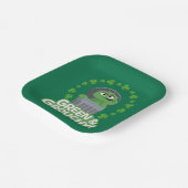 Oscar | Groen & Grouchy! Papieren Bordje (Gebogen)
