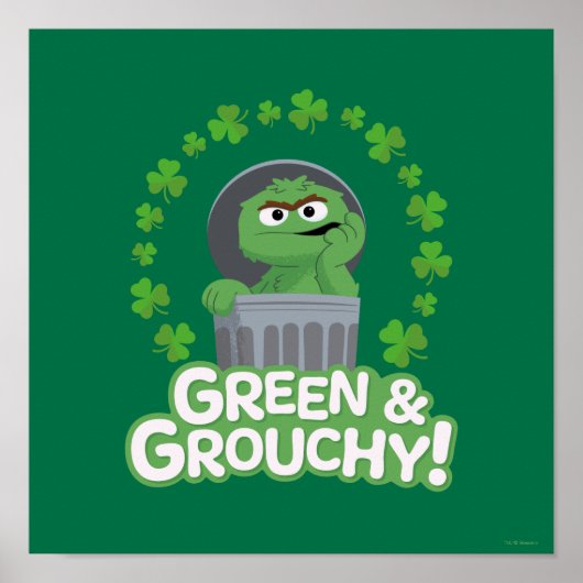 Oscar | Groen & Grouchy! Poster (Voorkant)