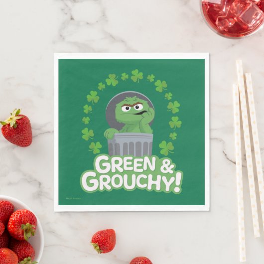 Oscar | Groen & Grouchy! Servet (Insitu)