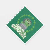 Oscar | Groen & Grouchy! Servet (Hoek)