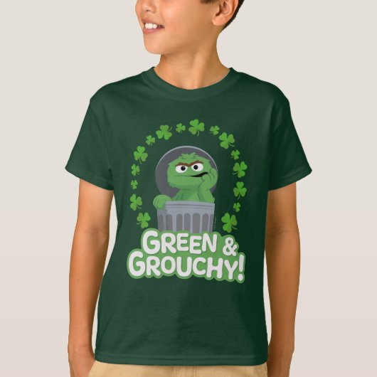 Oscar | Groen & Grouchy! T-shirt (Voorkant)