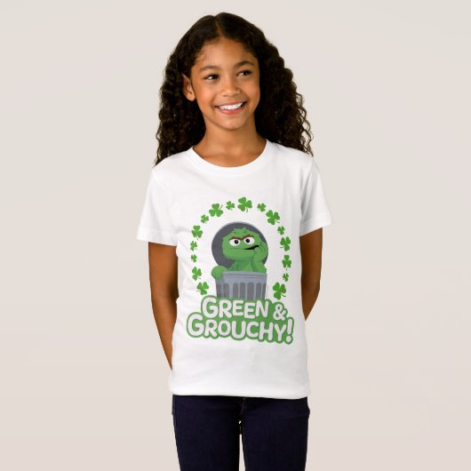 Oscar | Groen & Grouchy! T-shirt (Voorkant volledig)
