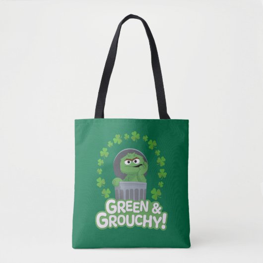 Oscar | Groen & Grouchy! Tote Bag (Voorkant)