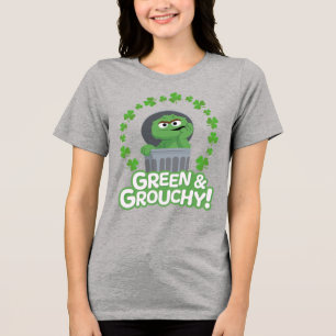 Oscar   Groen & Grouchy! Tri-Blend Shirt