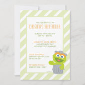 Oscar het Grouch Baby shower nodigt uit Kaart (Voorkant)