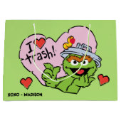 Oscar "I Love Trash"-Valentijn Groot Cadeauzakje (Voorkant)