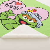 Oscar "I Love Trash"-Valentijn Sherpa Deken (3/4)