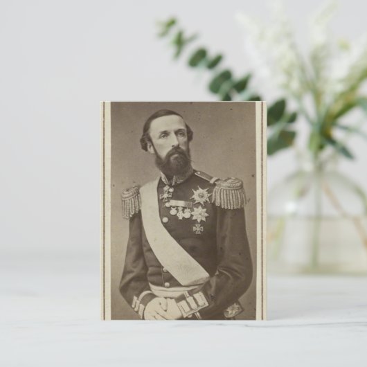 Oscar II, koning van Zweden #001SW Briefkaart (Staand voorkant)