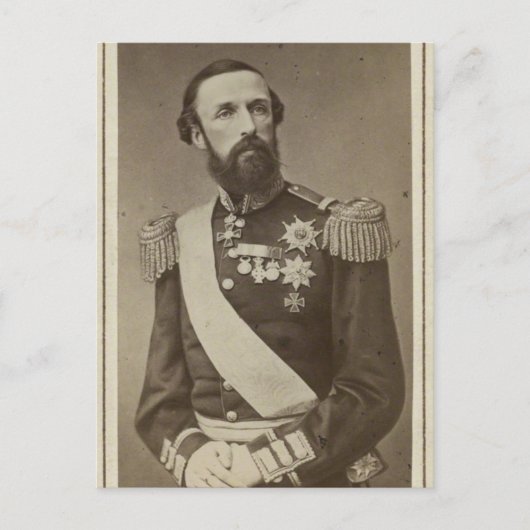 Oscar II, koning van Zweden #001SW Briefkaart (Voorkant)