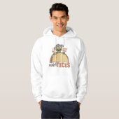 Oscar ik haat alles behalve Tacos Hoodie (Voorkant volledig)