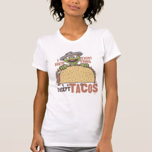 Oscar ik haat alles behalve Tacos T-shirt