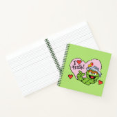 Oscar "Ik hou van afval" Valentine Notitieboek (Binnen)