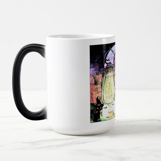 Oscar in de pompoen magische mok (Links)