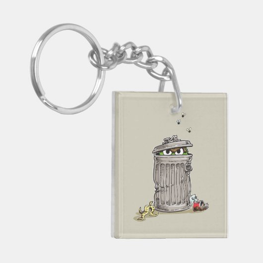  Oscar in vuilnis Sleutelhanger (Voorkant Links)