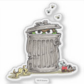  Oscar in vuilnis Sticker (Voorkant)