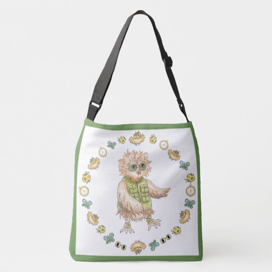 Oscar Owl Baby Canvas tas (Achterkant)