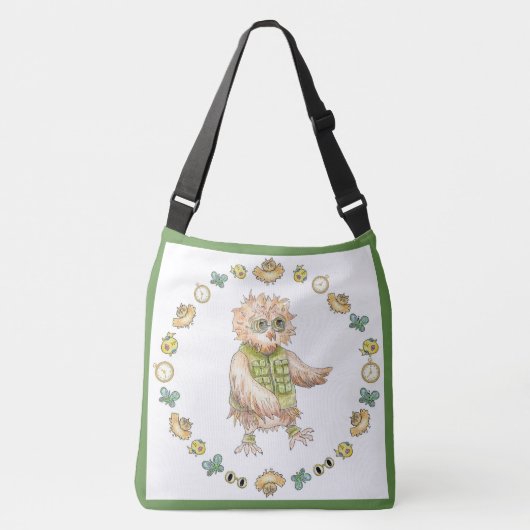 Oscar Owl Baby Canvas tas (Voorkant)