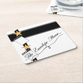 Oscar-partij: "De enveloppe alstublieft" Kartonnen Onderzetters (Schuin)