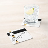 Oscar Party Square Paper Ca Kartonnen Onderzetters (Insitu)