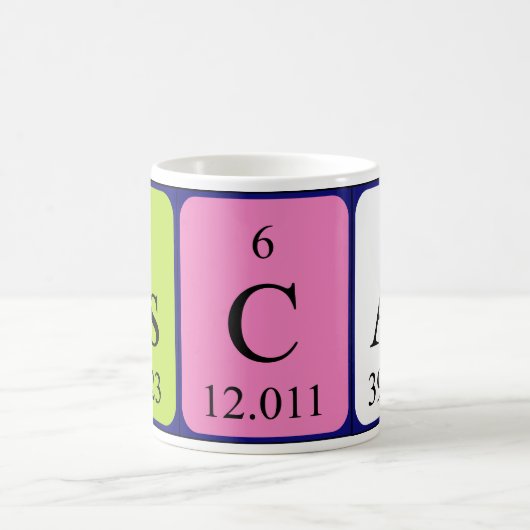 Oscar periodieke lijstnaam mok (Center)