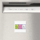 Oscar periodieke tabelnaam magneet (Insitu (Vaatwasser))