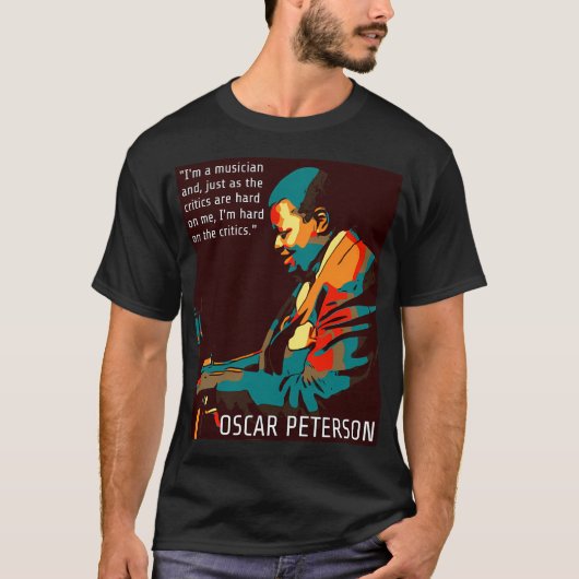 Oscar Peterson T-shirt (Voorkant)