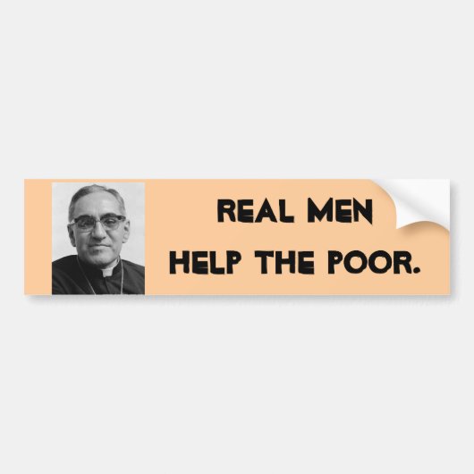 Oscar Romero-bumpersticker Bumpersticker (Voorkant)