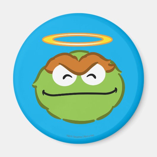 Oscar Smiling Face met Halo Magneet (Voorkant)